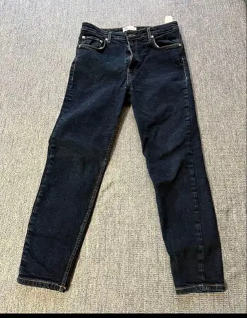 ZARA 다크 블루 스트레치 스키니 청바지 EU 40