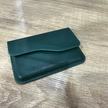 [한국 한정판] 스타벅스 카드 케이스 명함지갑 마그넷 그린