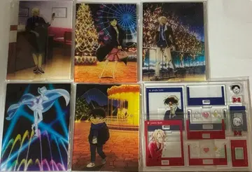 명탐정 코난 메모리얼 일루미네이션 공식 앱 아크릴 스탠드 총 7점