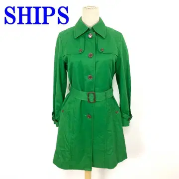 SHIPS 쉽스 트렌치코트 그린 코튼 100% M C4340