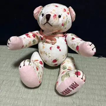 Pink House 꽃무늬 봉제 인형