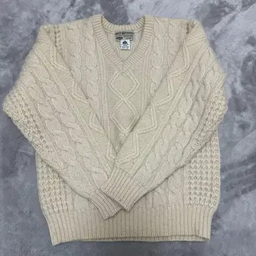 울 피셔맨 니트