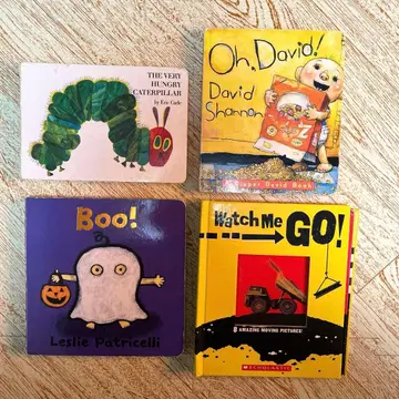 유아 외국도서 그림책 (0~4세 아동용) 4권 묶음 판매