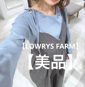 LOWRYS FARM 넥 리본 롱 슬리브