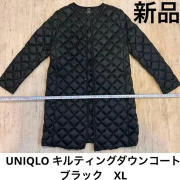 새상품 유니클로 울트라 라이트 다운 XL 퀼팅 라이트 다운 블랙