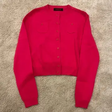 새상품급 CABaN 코튼 캐시미어 크루넥 가디건