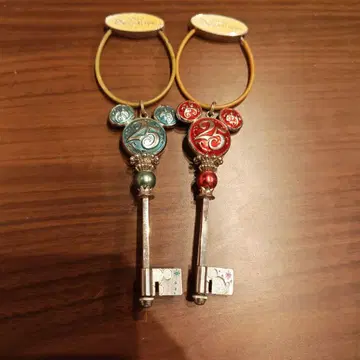 디즈니 25주년 미키&미니 키형 스트랩