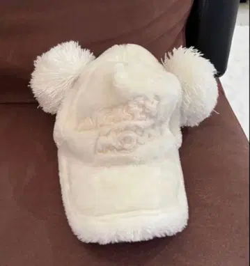 귀 달린 화이트 캡