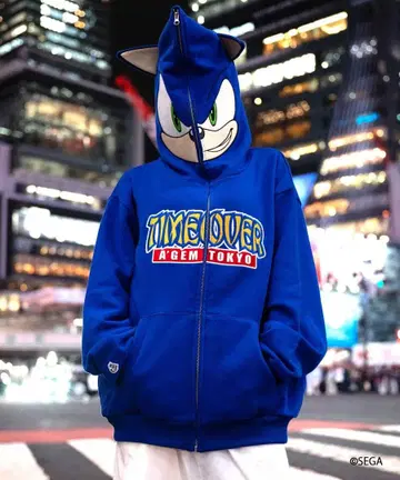 소닉 A'GEM 풀 집업 후드티