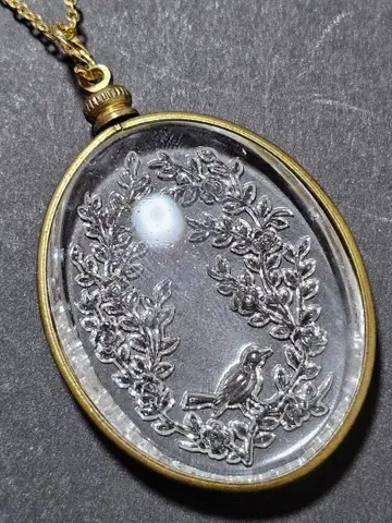 [ 특대형 ] 빈티지 인탈리오 버드 펜던트