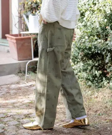 niko and - 니코앤드 낙서 페인터 팬츠 카키 베어