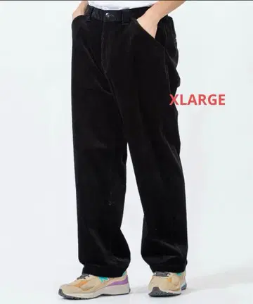 XLARGE WIDE CORDUROY PANTS 코듀로이 블랙 블랙
