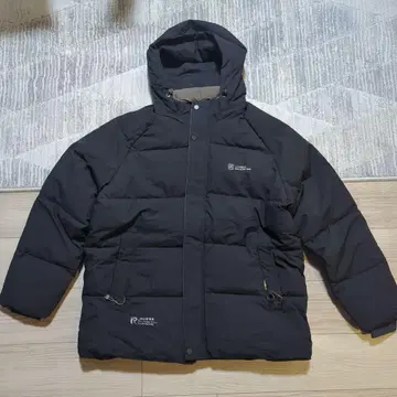 남성용 다운 자켓 블랙 사이즈 L