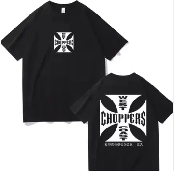 CHOPPERS 블랙 T셔츠