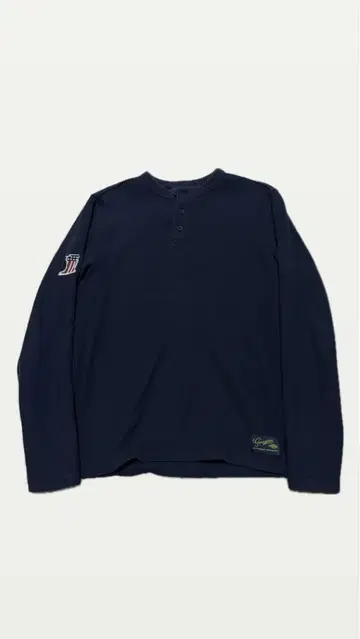 할리 데이비슨 네이비 긴팔 티셔츠