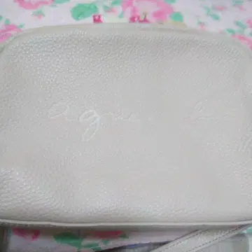 아네스베, 베이지 가죽 숄더백