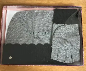 케이트 스페이드 니트 모자와 장갑 세트