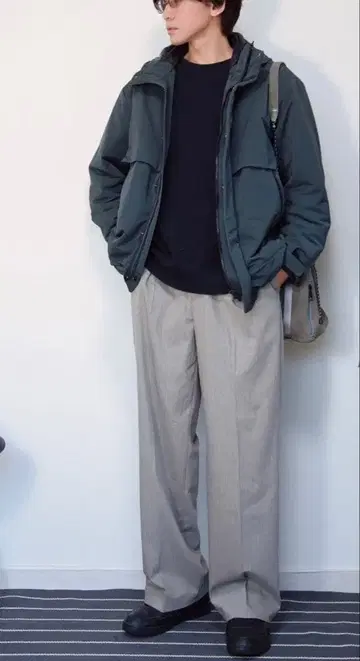 컨디션 최상 UNIQLO +J 하이브리드 다운 오버사이즈 파카 질 샌더