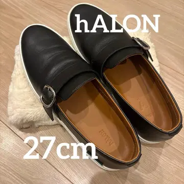 [ 새상품급 ] hALON 싱글 가죽 슬립온