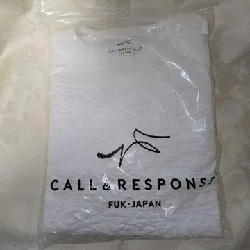 CALL&RESPONSE 트레이닝복 화이트 L