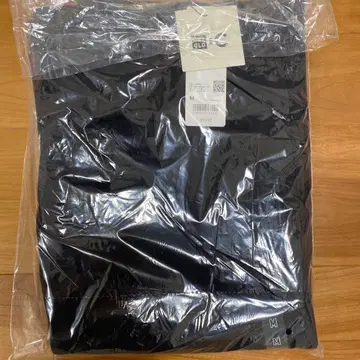 유니클로C 맨투맨 와이드 팬츠 긴 길이 M 블랙