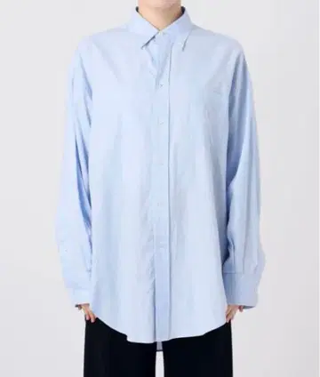 25AW apstudio 아메리카나 별주 옥스버튼 다운 셔츠 블루