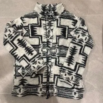 스노우피크 플리스 자켓 M 화이트/블랙