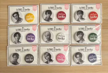 Snow Man 1st Anniversary 캔뱃지