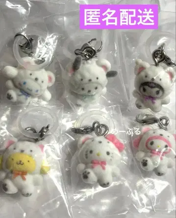 산리오 캐릭터즈 메지루시 액세서리 포근포근 스노우 컴플리트