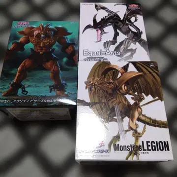 유희왕 엑조디아 라의 익신룡 붉은 눈의 흑룡 3체 세트