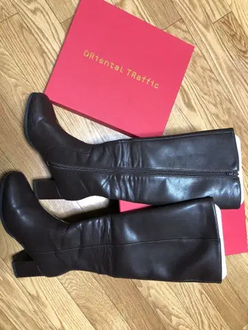 Oriental Traffic 브라운 롱 부츠 LL