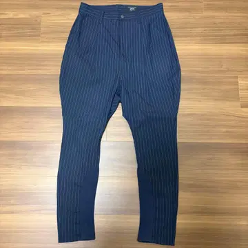 glamb 그램 리드 조퍼즈 팬츠 네이비 스트라이프 사이즈 1