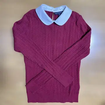 Brooks Brothers 와인 레드 스웨터 XS