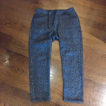 레어 UNITED ARROWS 그린라벨 니트 플리스 이지 팬츠