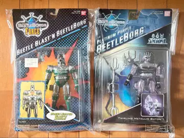 비틀보그 메탈릭스 비 파이터 가부토 쿠와가 피규어 세트