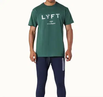 LYFT 다크 그린 T셔츠