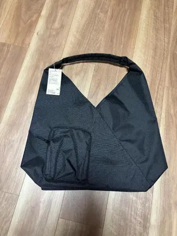 택 포함 새상품 무인양품 발수 원숄더백 블랙 19L 블랙