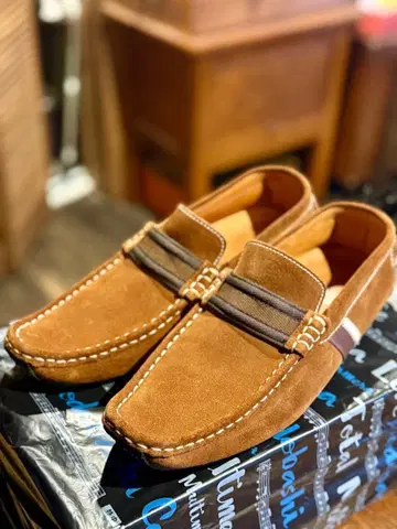 [ 새상품급 ] 마그나니 스웨이드 드라이빙 슈즈 39