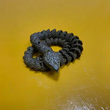 류분도 야스노스케 초절정 기교 정교 자재 입상 뱀 구리제