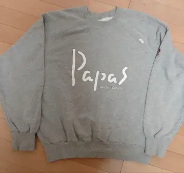 파파스 PAPAS 맨투맨 트레이닝복 그레이 L