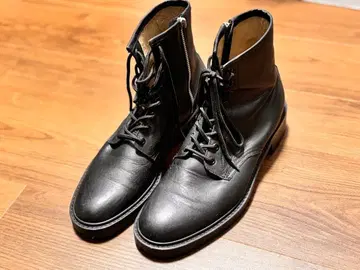 더 크라임 블랙 가죽 부츠 [ 척에 파손 있음 ]