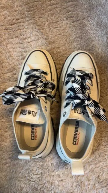 CONVERSE ALL STAR 통굽 스니커즈 아이보리