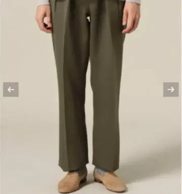 NEAT 니트 와이드 슬랙스 팬츠