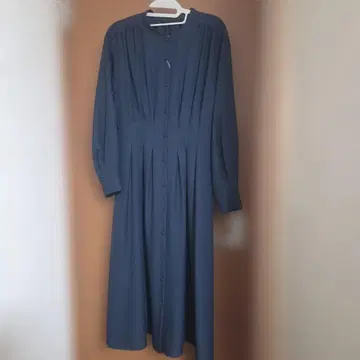 그린 라벨 릴랙싱 네이비 긴팔 원피스