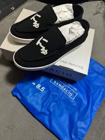 SANGACIO 슬립온 블랙 US 8.5 ( 26.5cm )
