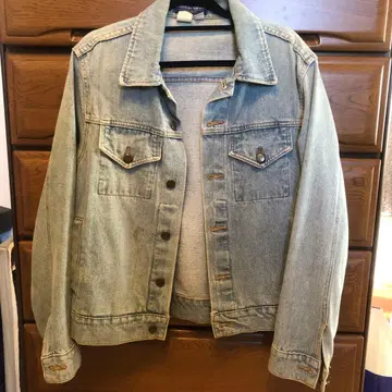 USA산 American Apparel 데님 자켓 XS 남성용