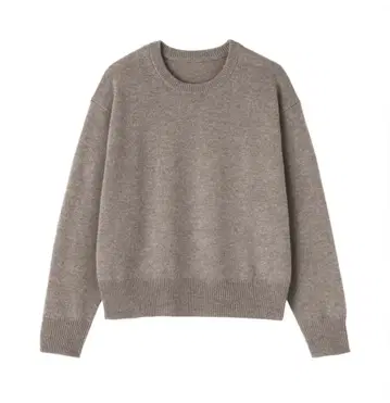 무인양품 워셔블 울 미들 게이지 크루넥 스웨터 XL 여성용