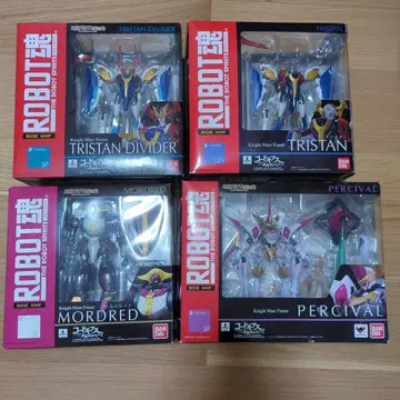 로봇 피규어 세트 트리스트람, 모르드레드, 퍼시벌 등