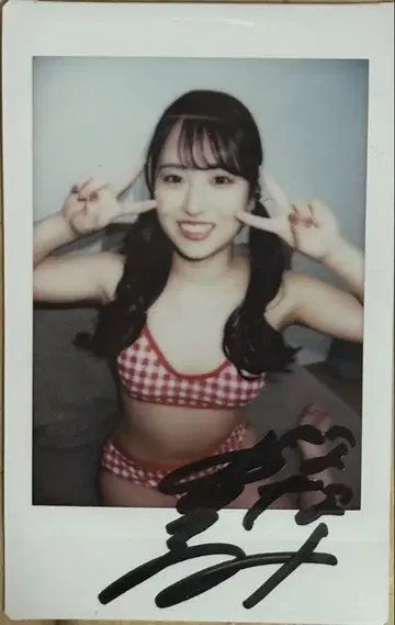 나카모리 나나미 친필 사인 폴라로이드 3