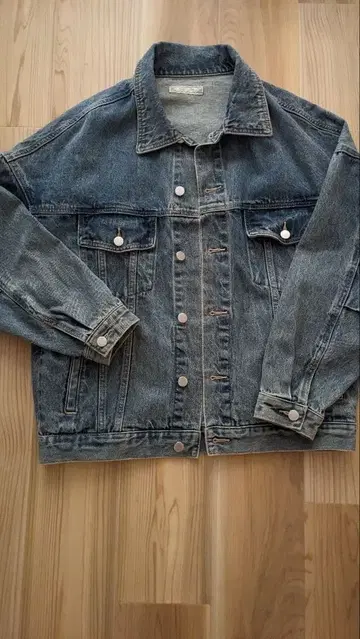데님 블루 긴팔 자켓